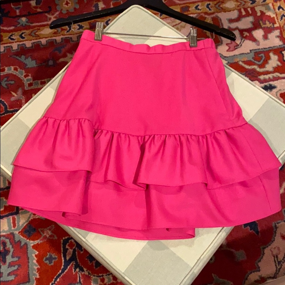 J. Crew Hot Pink Skirt